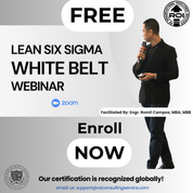 FREE Webinar: Batch 9 Lean Six Sigma White Belt (Live Online)